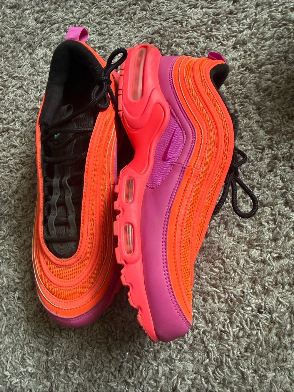 Nike Women’s Neon Pink & Orange Air Max Sneakers